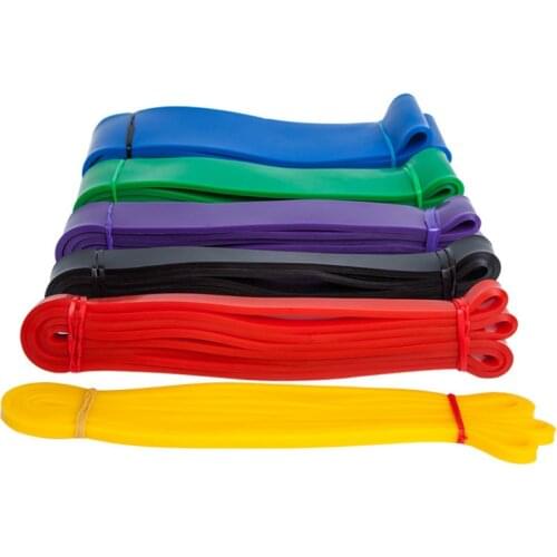 208cm Resistance Band Elastic Band Strength Pilates Yoga Rubber Loop Home Workout Fitness Equipment Exercise Training Expander