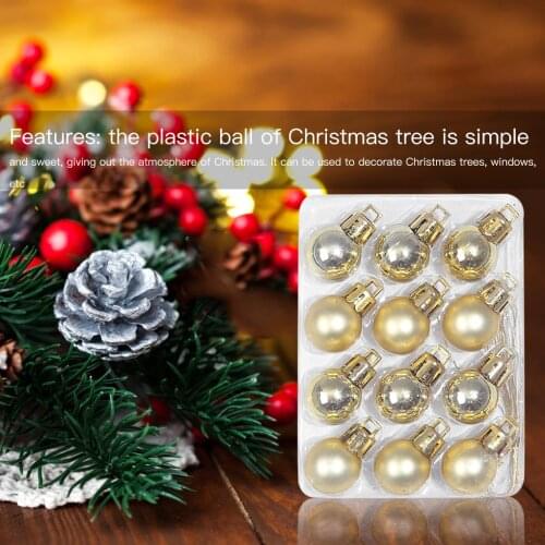 Christmas Tree Hanging Bauble Home Office Window Wall Tree Plastic Ball Ornament Holiday Decor