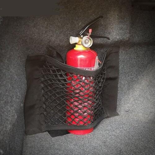 Car rear seat organizer mesh, mesh pocket for truck organization, double sided automotive accessories