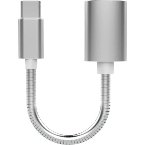 Steel Tube Type-C OTG Adapter To USB 3.0 Female Mobile Phone Mouse U Disk Connector