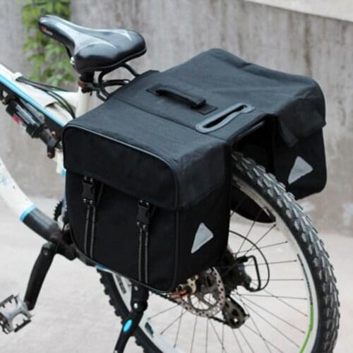 MTB Bicycle Carrier Bag Rear Rack Bike Trunk Bag Luggage Pannier Back Seat Double Side Cycling Bycicle Bag Durable Travel