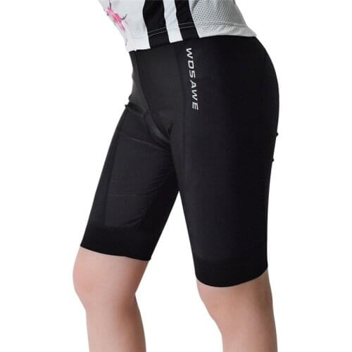 Women Cycling Shorts Outdoor Silicone Breathable Cushion Stretch Sports Bicycle Non-slip Shorts For Women