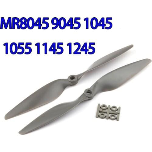 2 Pair Gemfan MR8045 9045 1045 1055 1145 1245 Nylon Propeller CW CCW Props Blades 4-Axis Multi Axis RC Airplane Quadcopter