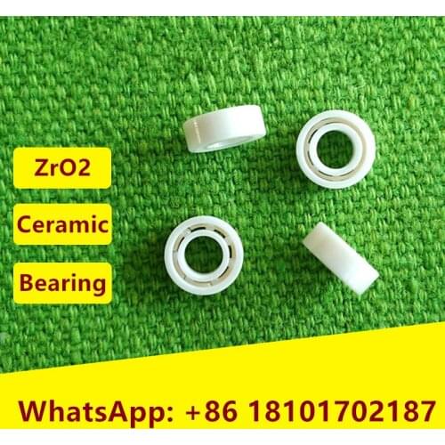 5pcs MR52 ZrO2 full Ceramic ball bearing 2x5x2 mm Miniature Zirconia ceramic deep groove ball bearings 2*5*2