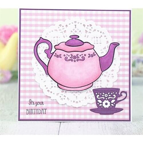 5x3.8cm Small coffee cup Cutting dies metal crafts paper die-cutting /DIY embossing Easter and New Year Scrapbooking