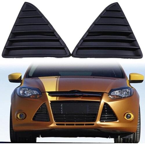 Car Lower Front Bumper Racing Grille For Ford Focus 2012-2015 BM51-17K947-AE / BM51-17K946-AE Mesh Cover Black Car Styling