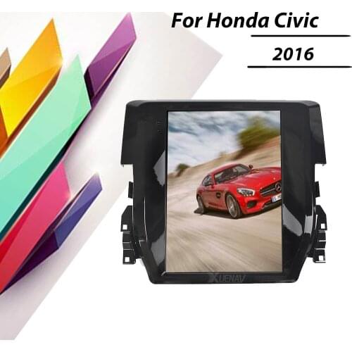 Autoradio Tesla Style Built-in DSP For Honda Civic 2016 Car Radio Player GPS Multimedia Player Navigation Vertical Screen