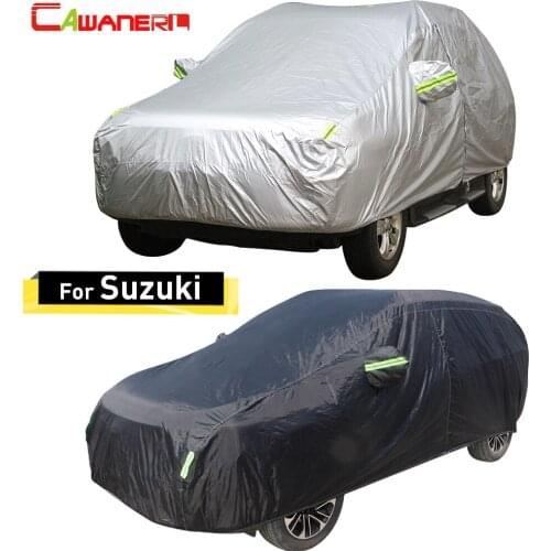 Cawanerl For Suzuki Swift SX4 Kazishi Vitara S-Cross Splash XL7 Waterproof Car Cover Auto Sun Rain Snow Dust Protector Cover
