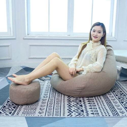 Lazy Sofa Cover (No Filler) for Kids and Adults, 12 Colors And 4 Sizes