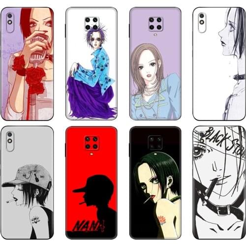 Black tpu Case For Xiaomi Redmi 7A 8 8A 9 9A 9C Case Redmi Note 8T 8 Pro T Note 9 9S 9 Pro Case nana