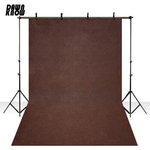 DAWNKNOW Brown Photography Background Texture Solid Color Photocall Polyester Children Backdrops For Wedding Photo Studio lv2638