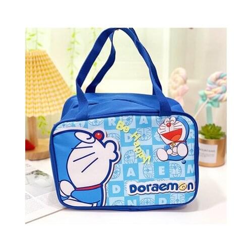 LISM Doraemon Anpanman 88426 Anime Portable Lunch Bags Cartoon Picnic Bag Food Handbag Storage Girls Gifts