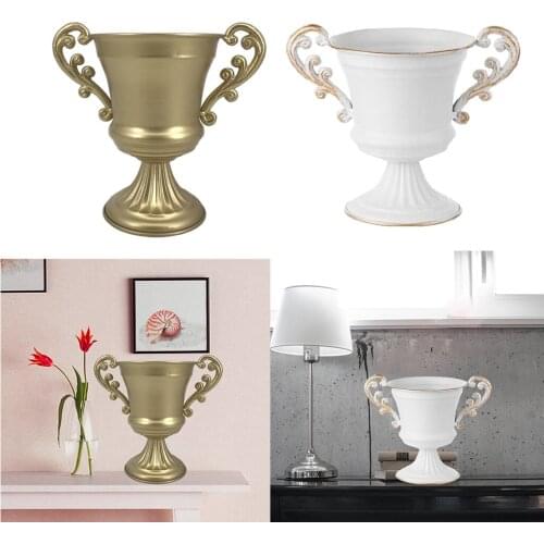 Metal Bud Vase Decorative Plant Holder Planter Flower Vase Hydroponics Container Floral Vases Ornaments for Home