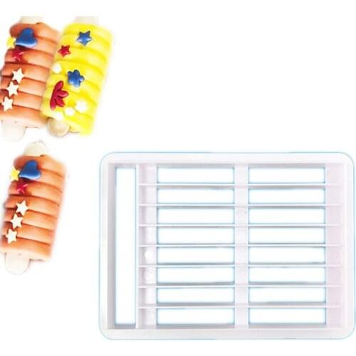 Cartoon Cake Baking Mold Sausage Cookie Cutter Kitchen Baking Tools Plunger Stamp Die Fondant Cake Decorating Tools