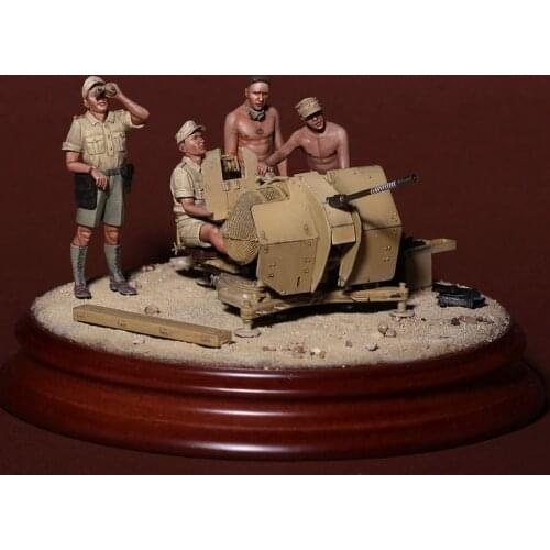 1/35 Resin Figure Model Kit Unassambled Unpainted//1164(4 figures，NO CAR,NO BASE)