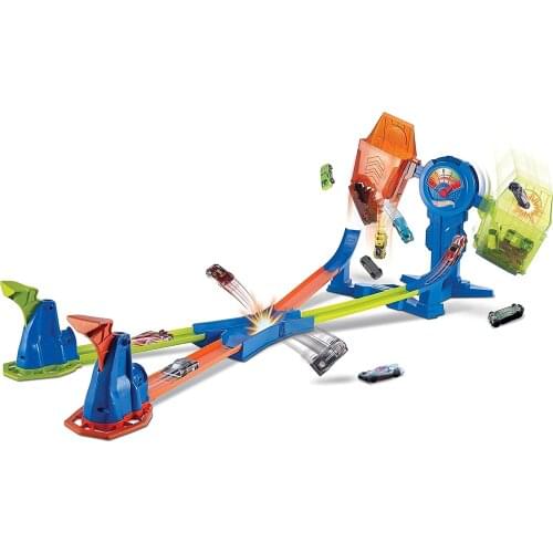 Hot Wheels Balance Leap Race Set, Single and 2-Player, FRH34
