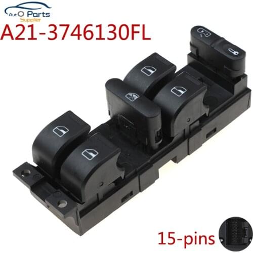 New A21 3746130 FL A21-3746130FL Master Power Window Master Switch For Chery A21 Red Light car accessories