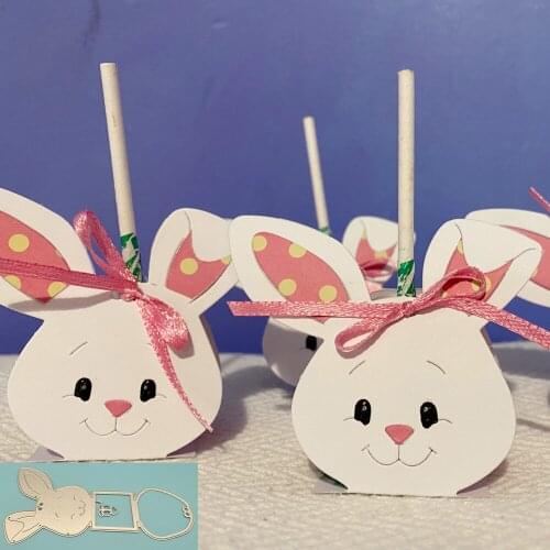 Easter 3D rabbit metal cutting machine, DIY scrapbook template, craft relief card, rabbit mold