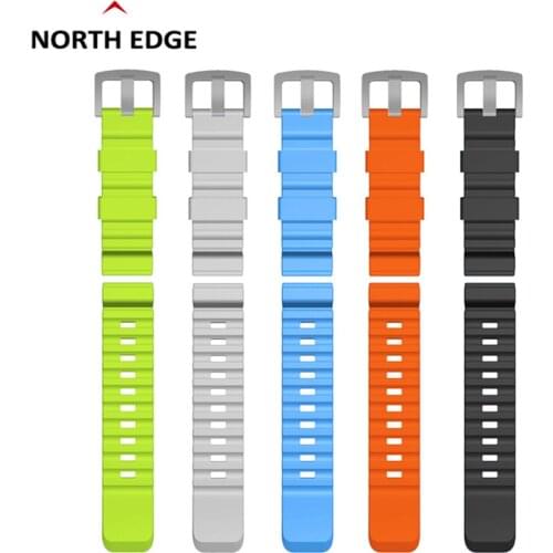 Silica Gel Watch Strap For North Edge Watches Replacement Smart Watch Band For Samsung Huawei Smartwatches Applicable for 24mm