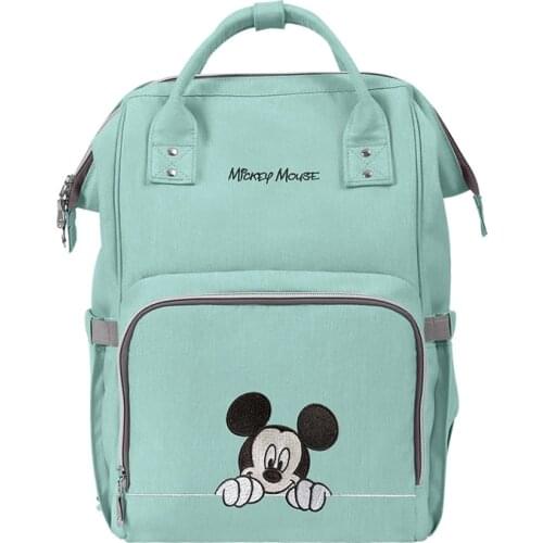 Disney Minnie Mickey Diaper Bag Backpack for Mummy Maternity Bag for Stroller Bag Large Capacity Baby Nappy Bag Organizer New