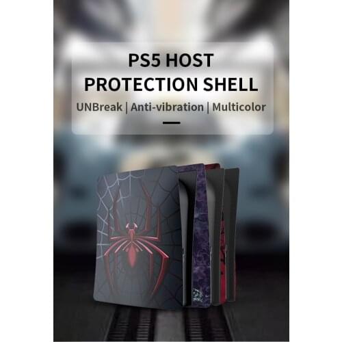 For PS5 Console Protective Skin Hard Shell Case Faceplate For Playstation 5 Skin Replacement Panel With Senior Washing Process