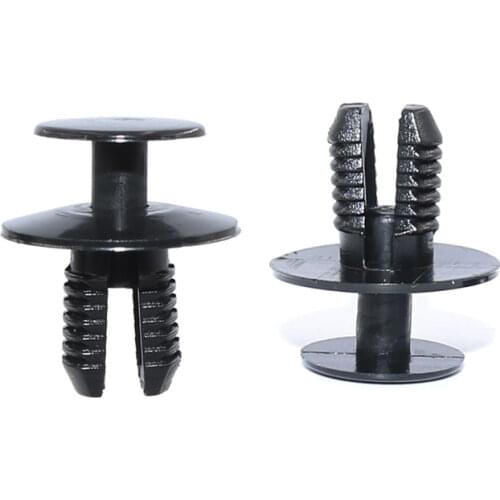 20Pcs 9mm Hole Fender Panel Clips Side Skirt Sill Cover Plastic Fastener Push Type Rivets For BMW Peugeot Mercedes Benz