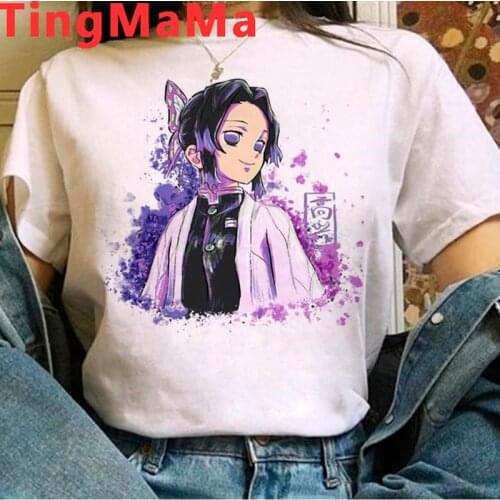 Demon Slayer Kimetsu No Yaiba Tanjirou Kamado tshirt clothes women harajuku white t shirt clothes harajuku kawaii aesthetic