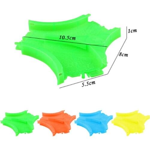 1pc 3 in 1 cross road for Racing tracks That Bend,Flex&Glow Puzzle Educational Toys