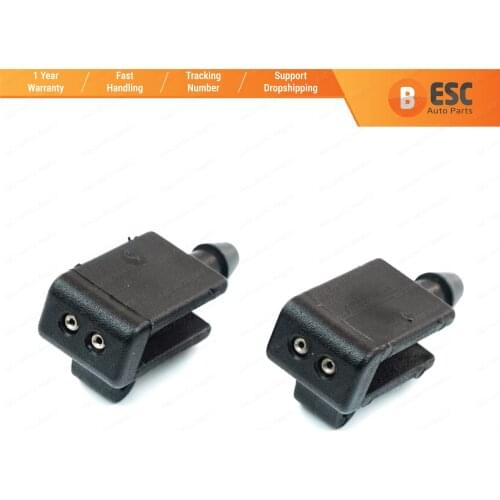ESC ESP530 2 Pieces Front Windscreen Water Washer Nozzle Spray Jets 8200082347 for Renault Megane Scenic MK2