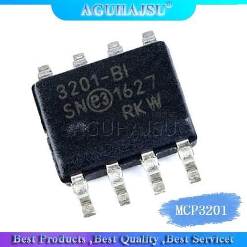 5PCS MCP3201 MCP3201-BI/SN 3201-BI SOP8
