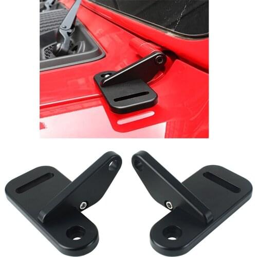 Black Metal Car Spotlight Holder A-Pillar Bracket For Jeep Wrangler JL 2018 2019