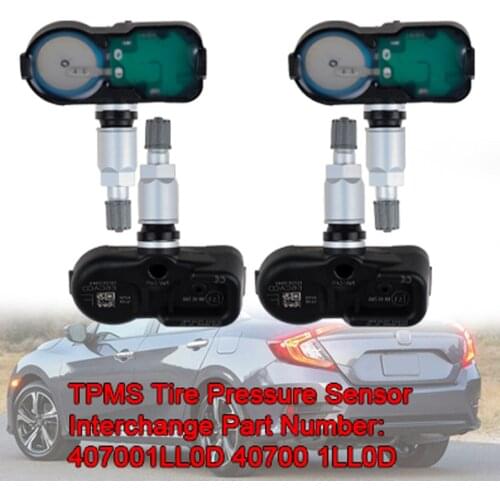 4PCS Tire Pressure Sensor TPMS For Nissan Tire Pressure Monitoring Sensor 40700-1LL0D 407001LL0D