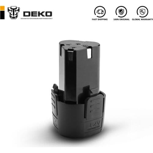 DEKO Battery12FU 12V Lithium Ion Battery Suit for Banger 12V Cordless Drill (DKCD12FU)
