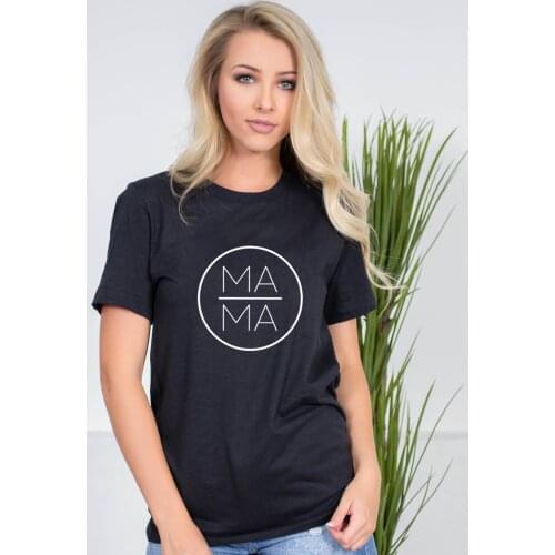 Mama Circle Graphic Tees Harajuku T-shirt for Mom Life Short Sleeve Streetwear T Shirts Mother Gift Female Tops Camisetas Mujer