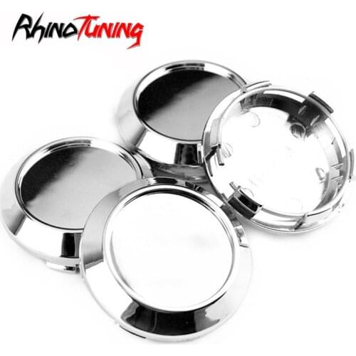 4pcs 60mm 56mm Universal Wheel Hubcaps Center Cap Rims Cover for Rezax Work Chrome Hub Emblem Car Accessories