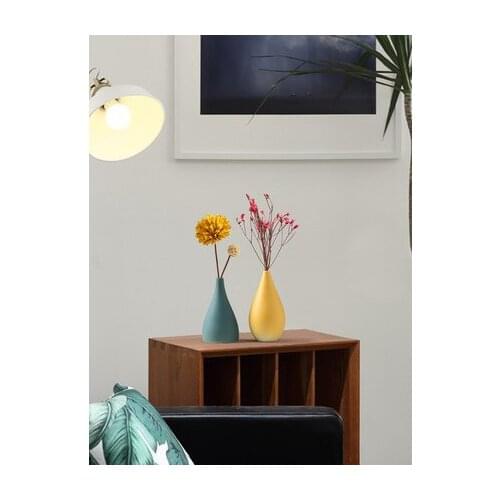 Small Vase Decoration Living Room TV Cabinet Flower Arrangement Dried Flower Nordic Style Ceramic Home Porch Star Decoration