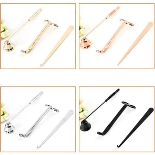Candle Accessory Set 3Pcs/Lot Candle Tool Kit Candles Snuffer Trimmer Hook Great Gift For Scented Candles Lovers SN1054