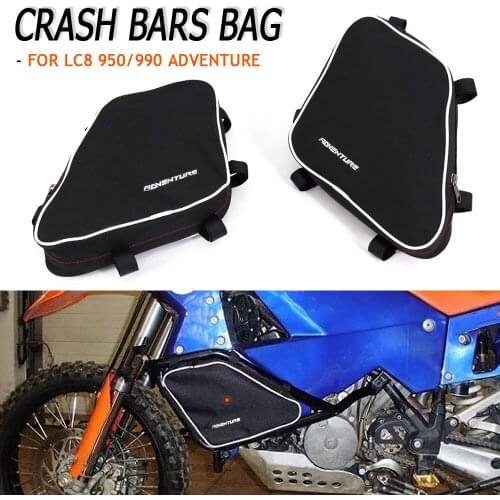 New For LC8 990 950 Adventure ADVENTURE ADV Motorcycle Frame Crash Bars Bag Waterproof Bag Tool Placement Travel bag 2003-2013