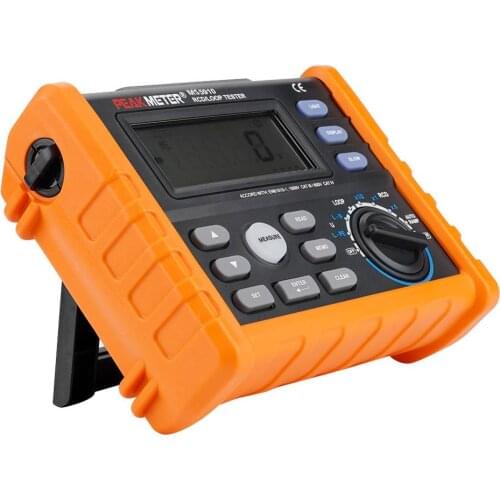 PEAKMETER Leakage Switch Tester MS5910 Digital Resistance Meter RCD Loop Resistance Tester Multimeter Electrical Repairing Tools