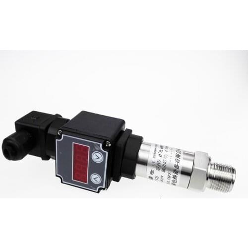 Gas and Liquid Pressure Equirement Stainless Steel Pressure Transmitters DC 24V with Digital Display