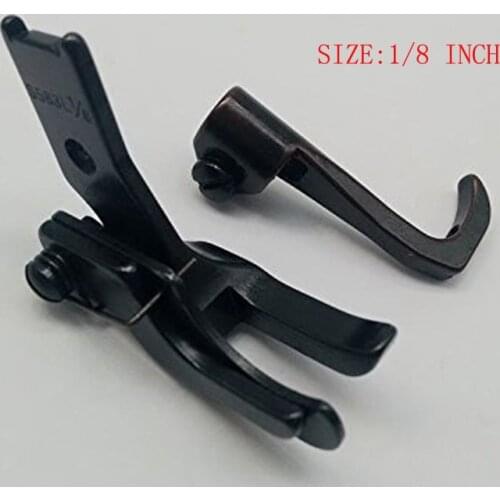 S585L industry sewing machine walking foot LEFT SPRING LOADED EDGE GUIDE TOP STITCH FOOT' fits JUKI LU-1508 (1/4')
