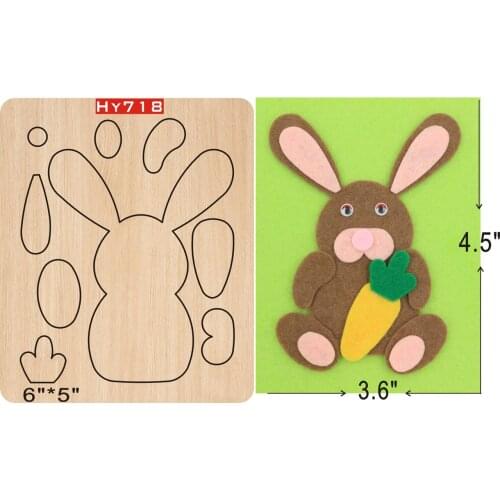 Rabbit cutting dies 2019 new die cut &wooden dies Suitable for common die cutting machines on the market