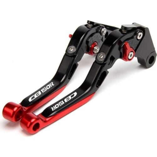 Motorcycle CNC Adjustable Folding Extendable Brake Clutch Levers For HONDA CB150R CB 150R cb150r 2017 2018 2019 WHIT LOGO