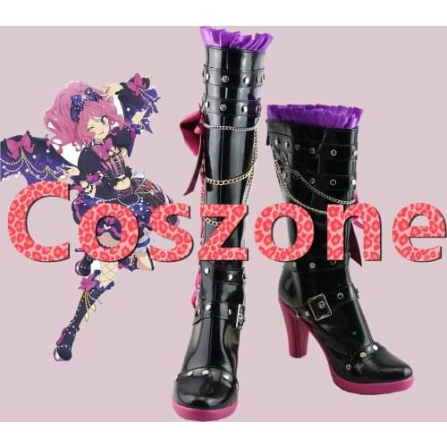 Aikatsu Star Sakuraba Rola Cosplay Shoes Boots Halloween Carnival Cosplay Costume Accessories
