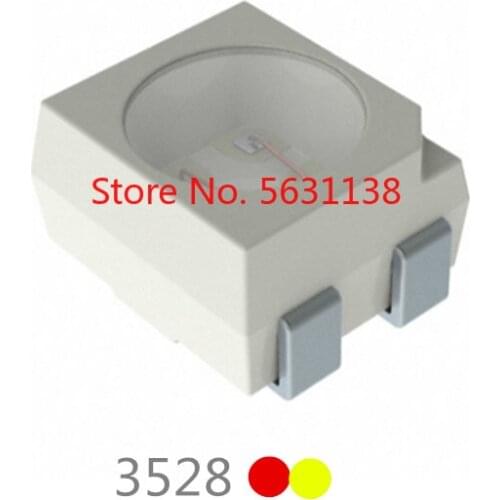 20PCS LAY T67B 3528 bicolor LED Emitting Diode ( amber red + yellow ) light beads plcc-4 2.1V 50mA Reverse polarity wholesale