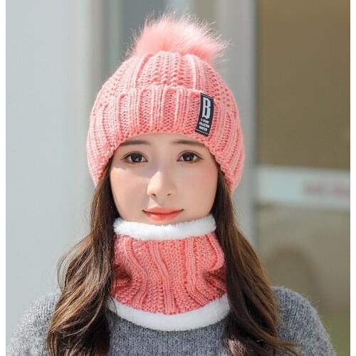 Autumn And Winter Knitted Hat Cartoon Embroidery Pattern Warm wWoolen Hat Cute Beanie Acne Hat Lovers Knitted Hat