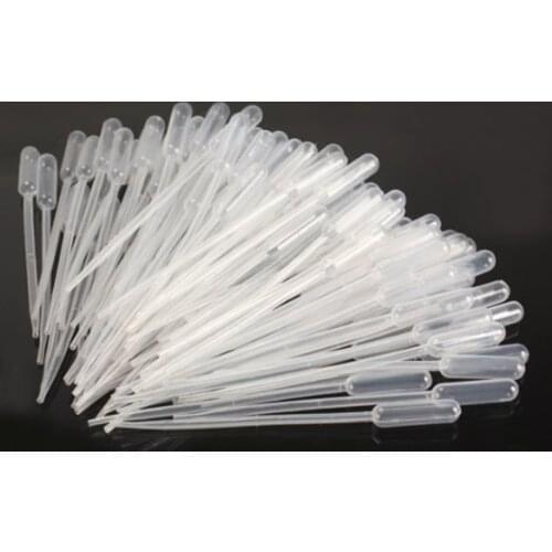 100PCS 0.5ml Graduated Pipettes Dropper Polyethylene