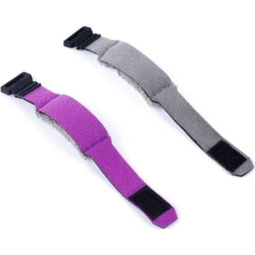 2PCS Guitar Fret Strings Mute Dampeners Muter Wraps Acoustic Classic Guitars Bass Ukulele Accessories, Gray & Purple