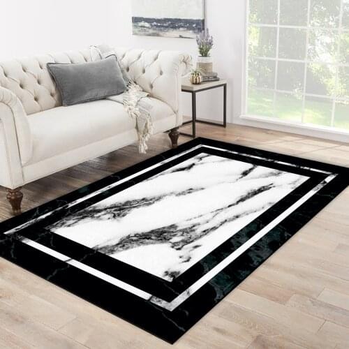 White grey black color black line frame grey patterned carpet modern carpet living room bedroom rug free shipping soft textured