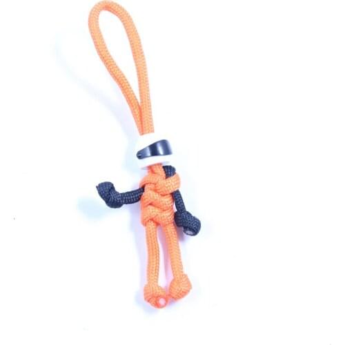 New Lovely Building Block Keychain Biker Helmet Pendant Keychain Braided Rope Paracord Buddy Bag Hanging Backpack Doll Toy